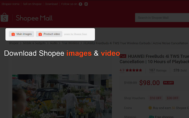 Shopee Save – Download Product Images & Video