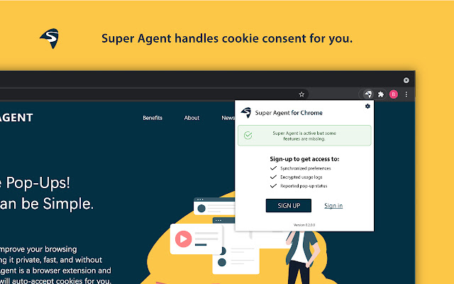 Super Agent – Automatic cookie consent