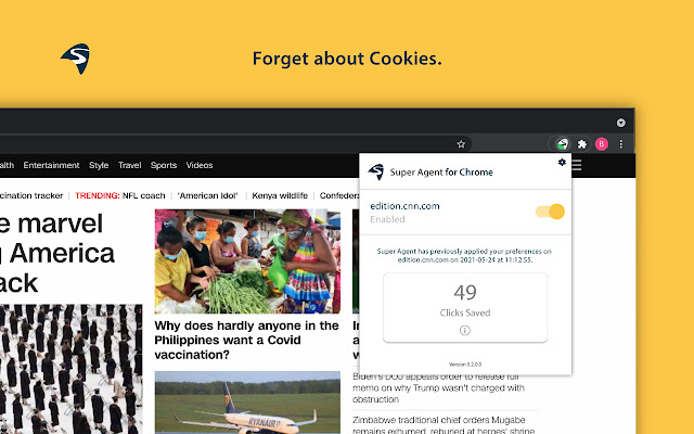 Super Agent – Automatic cookie consent