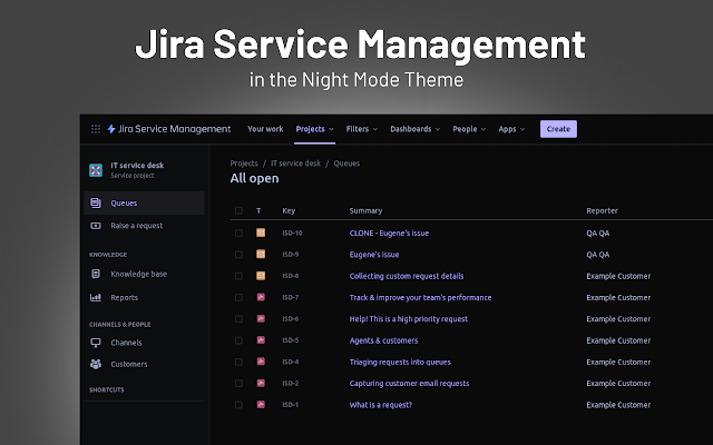 Night Mode for Jira