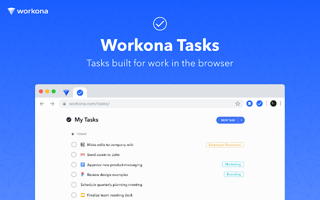 Workona Tasks – Todo list & project manager