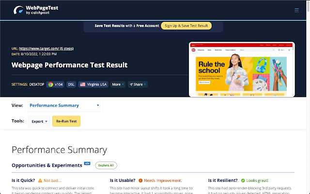 WebPageTest Recorder Extension