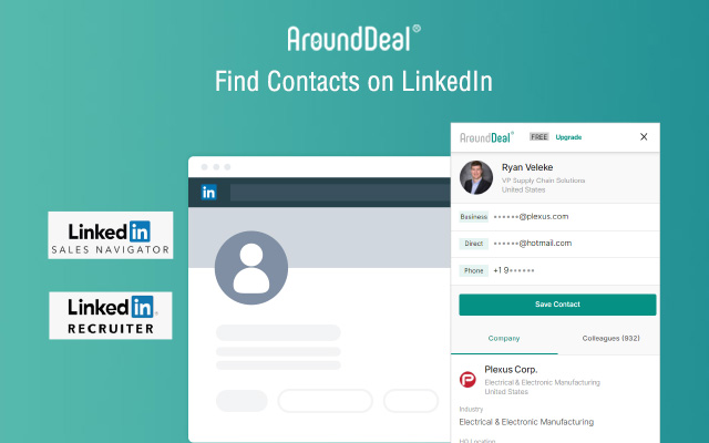 AroundDeal: B2B Contact & Company Info
