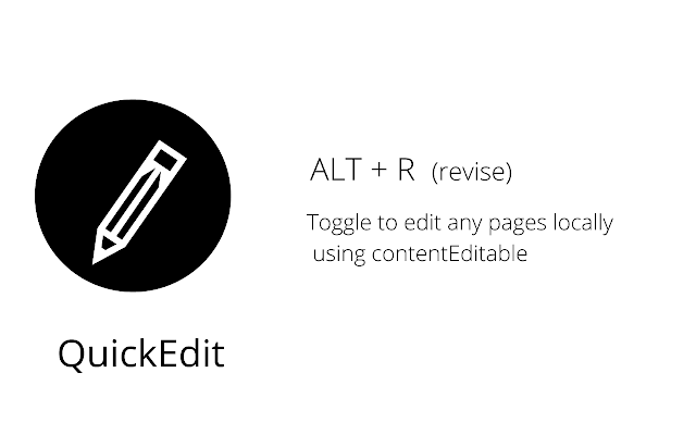 QuickEdit: Edit Local Pages with Shortcut Key