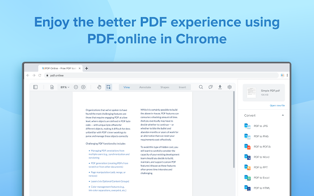 PDF.online | PDF Editor, Converter & Merger