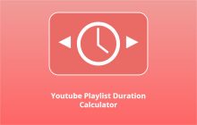 Youtube Playlist Duration Calculator