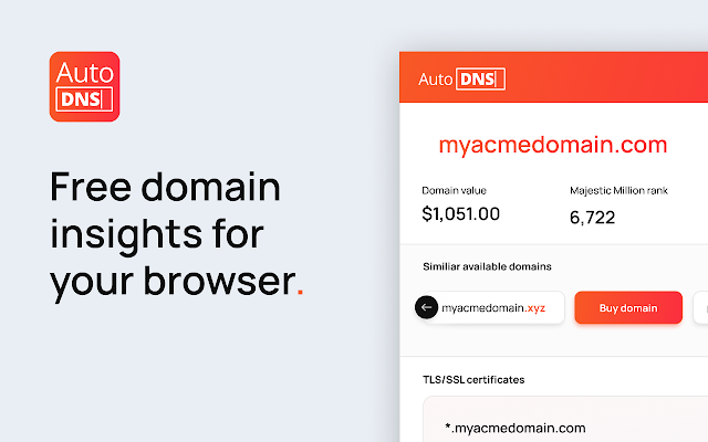 AutoDNS | Domain Check & SEO Data
