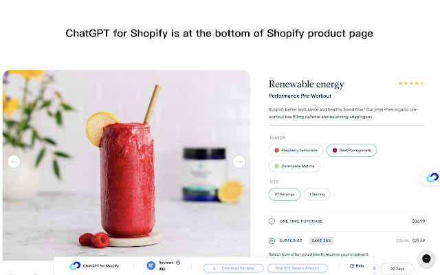 Shulex ChatGPT E-commerce Sidebar