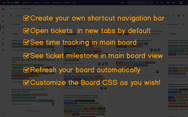 GBB – GitLab Board Better