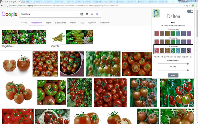 Colorblind – Dalton for Google Chrome