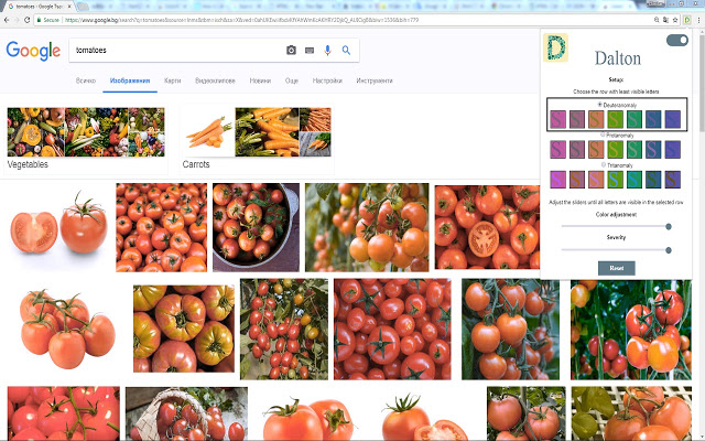 Colorblind – Dalton for Google Chrome