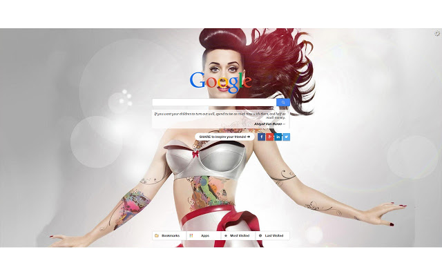 Katy Perry New Tab