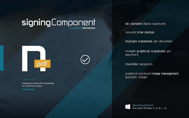 Nextsense PDF Signing Component