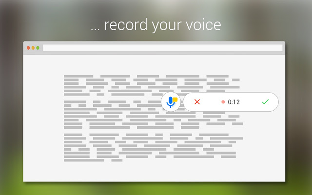 Talk and Comment – Voice notes anywhere