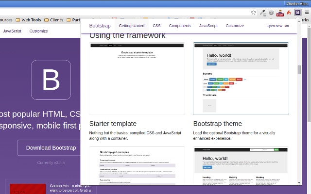 Bootstrap 3.3.x Offline Guide