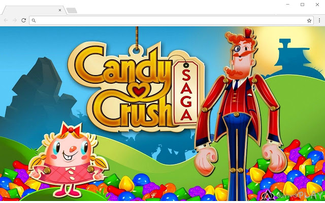 Candy Crush Saga Wallpapers and New Tab