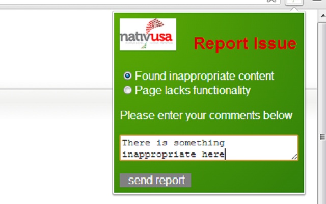 Nativ Send Report!