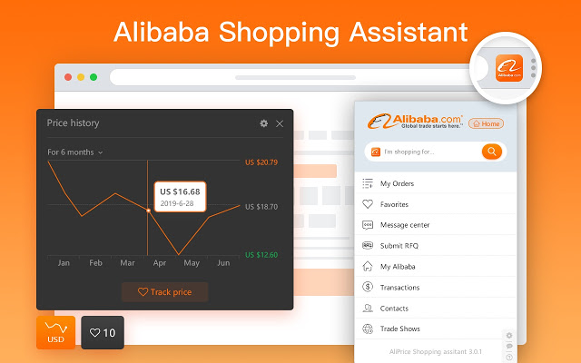 Alibaba Price Tracker