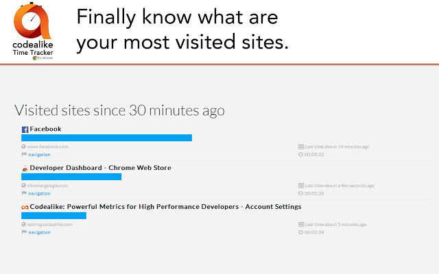 Codealike time tracker