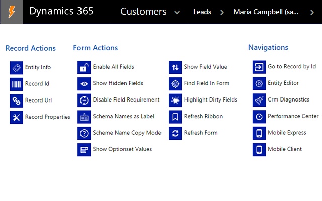 Dynamics CRM Power Pane