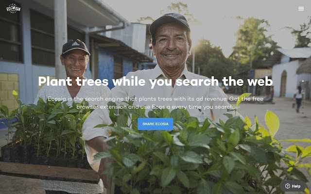 Ecosia – The search engine that plants trees