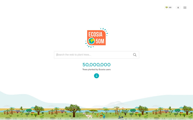 Ecosia – The search engine that plants trees