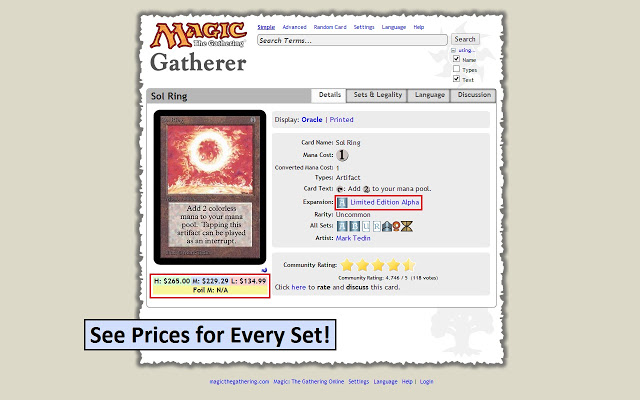 MTG Price Gatherer