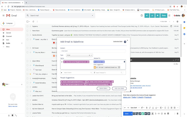 Ebsta For Salesforce