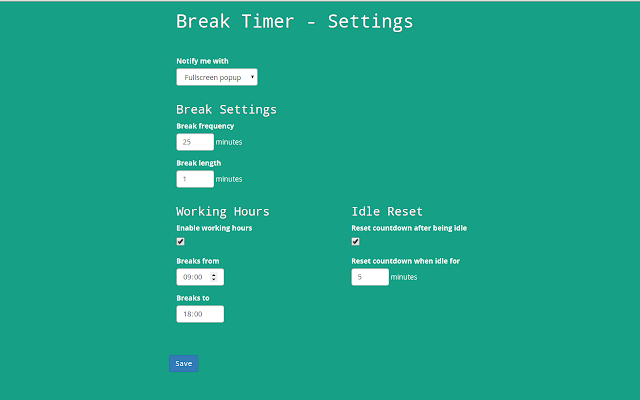 Break Timer