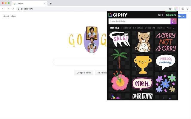 GIPHY for Chrome