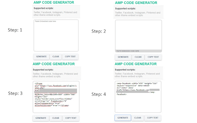 AMP Code Generator