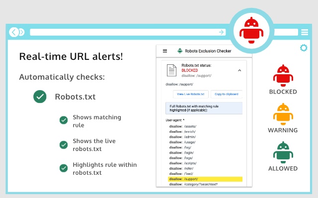 Robots Exclusion Checker