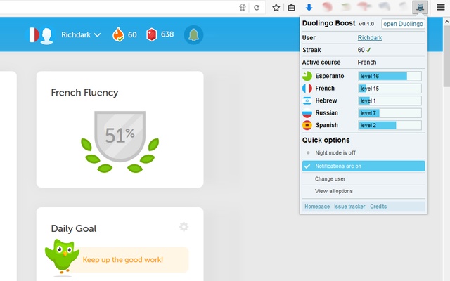 Duolingo Boost