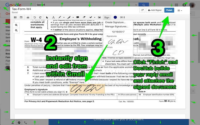 DocHub – Sign PDF from Gmail