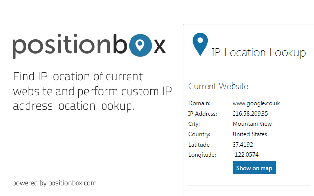 IP Location Lookup Tool