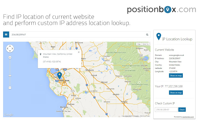 IP Location Lookup Tool