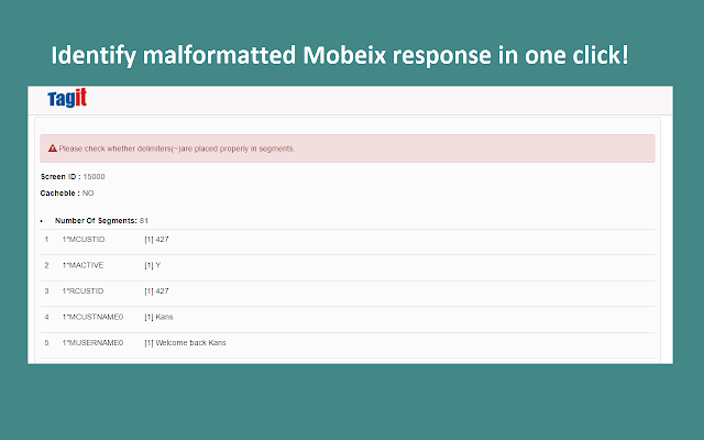 Mobeix Response Formatter