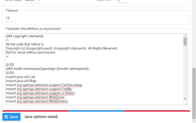 Selenium Page Object Generator