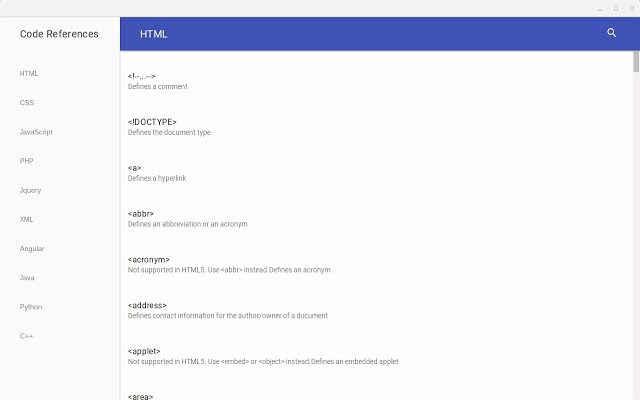 Code References