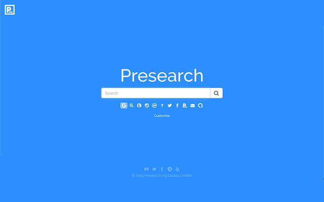 Presearch.org Search Extension