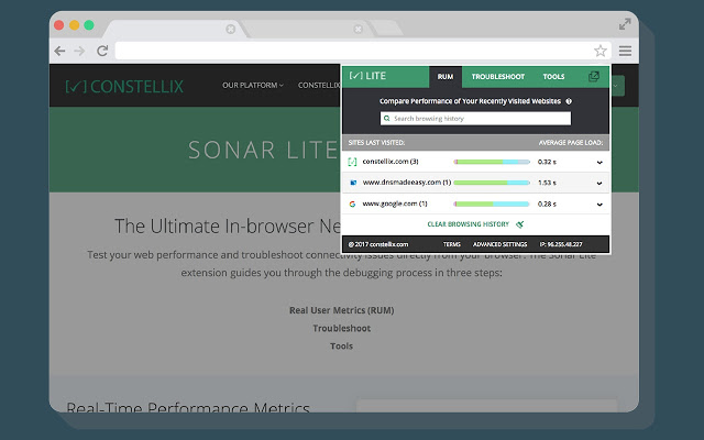 Constellix Sonar Lite Network Troubleshooting