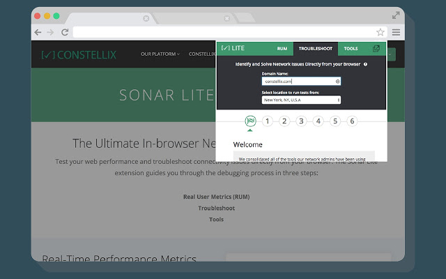 Constellix Sonar Lite Network Troubleshooting