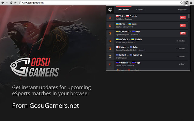 GosuGamers Chrome Extension