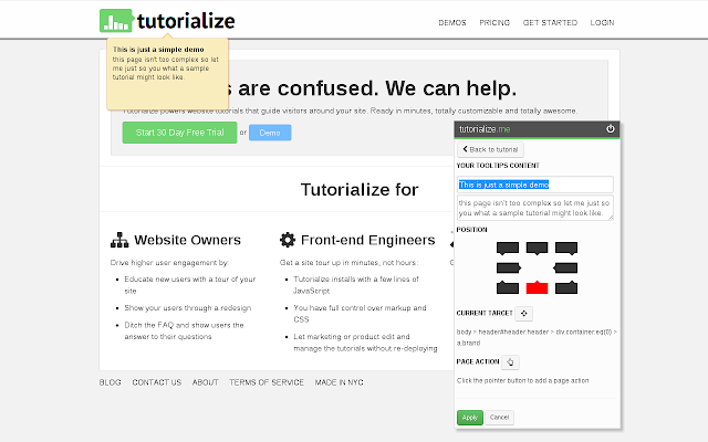 Tutorialize