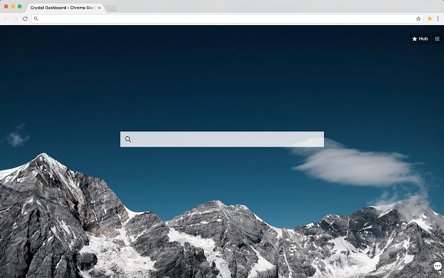 Crystal Dashboard – Chrome Startpage