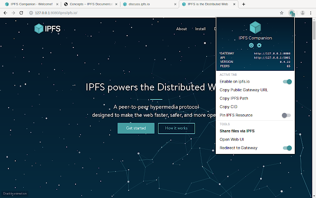 IPFS 伴侣