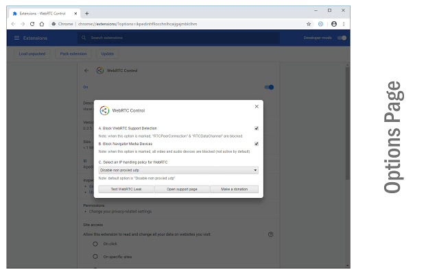 WebRTC Control