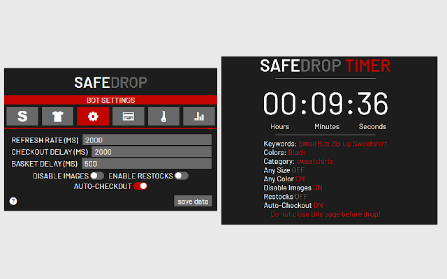 SafeDrop – Supreme & Palace Bot