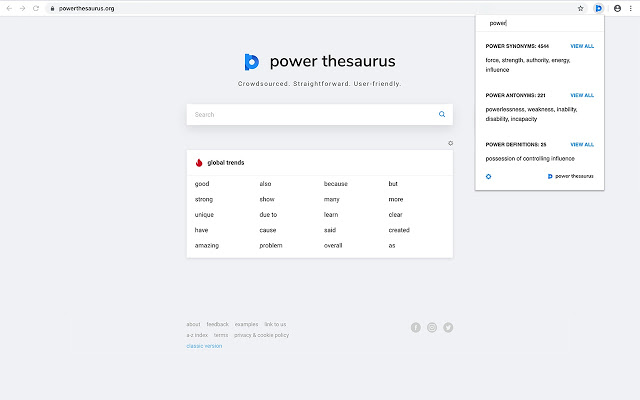 Power Thesaurus