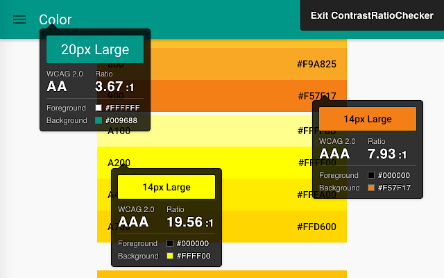 Contrast Ratio Checker